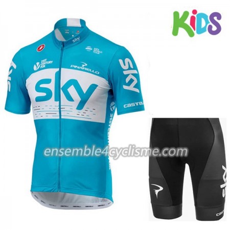 Tenue Maillot + Cuissard 2018 Team Sky Enfant N002